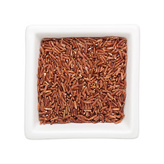 Image showing Red cargo rice