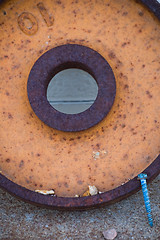 Image showing Rusty Wheel