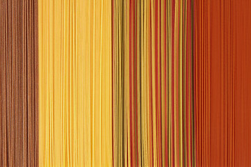 Image showing Coloured Pasta Spaghetti Background