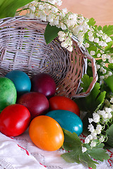 Image showing Easter eggs