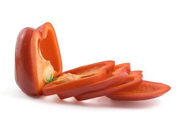 Image showing sliced paprika