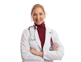 Image showing Smiling professional medical doctor