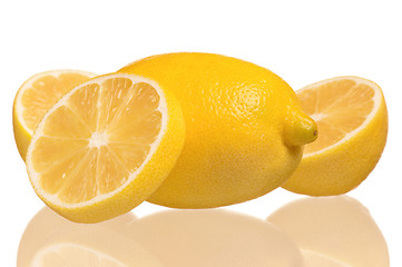 Image showing Fresh lemon isolated