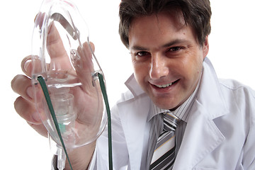 Image showing Male doctor or anesthetist