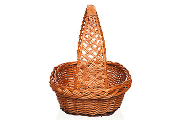 Image showing Wicker basket isolated