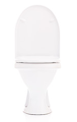 Image showing Toilet bowl isolated