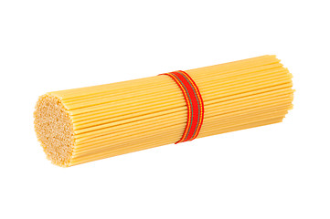 Image showing Bunch of spaghetti isolated