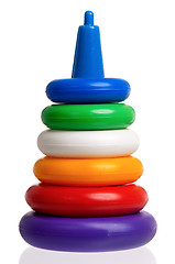 Image showing Pyramid colorful toy