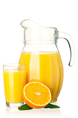 Image showing Orange juice isolated