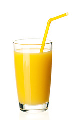 Image showing Orange juice isolated