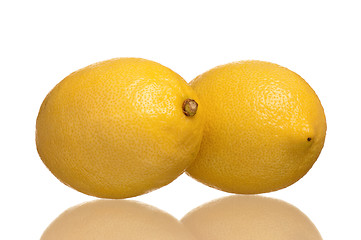 Image showing Fresh lemon isolated