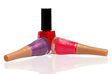 Image showing Nail polish isolated