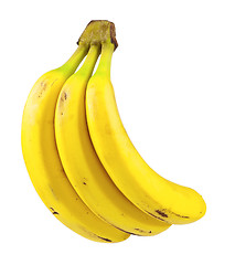 Image showing Ripe bananas isolated
