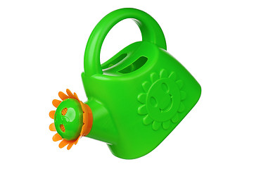 Image showing Small watering can isolated