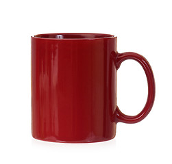 Image showing Red cup isolated