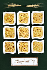 Image showing Italian Spaghetti Selection