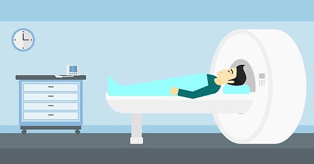 Image showing Magnetic resonance imaging.