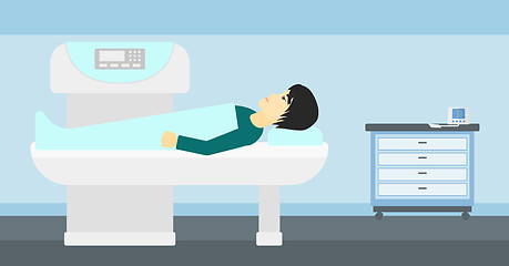 Image showing Magnetic resonance imaging.