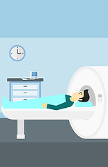 Image showing Magnetic resonance imaging.