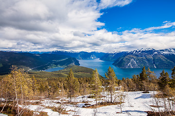 Image showing Beautiful Nature Norway - Sognefjorden.