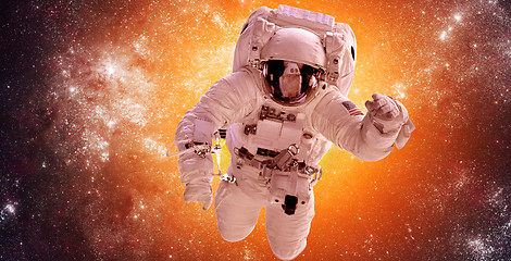 Image showing Astronaut in outer space