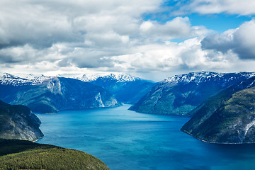 Image showing Beautiful Nature Norway - Sognefjorden.