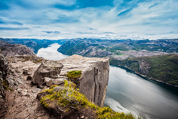 Image showing Preikestolen or Prekestolen