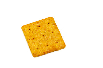 Image showing one organic wheat cracker