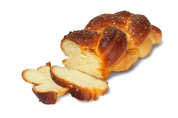 Image showing Challah on white