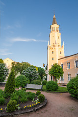 Image showing Park in front of City Hall in Sillamae