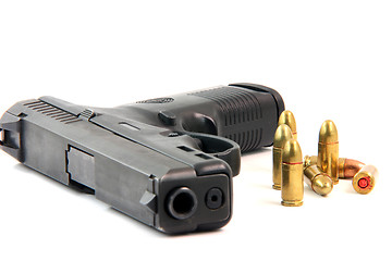 Image showing bullets and gun