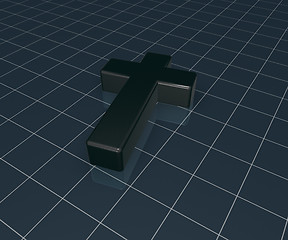 Image showing christian cross - 3d rendering