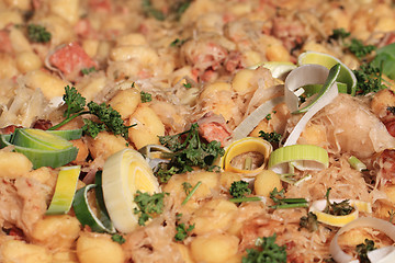 Image showing bryndza gnocchi (slovakia national food) texture