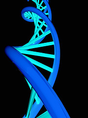 Image showing DNA structure model