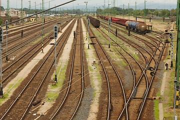 Image showing Railway Station Tracks