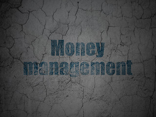 Image showing Money concept: Money Management on grunge wall background