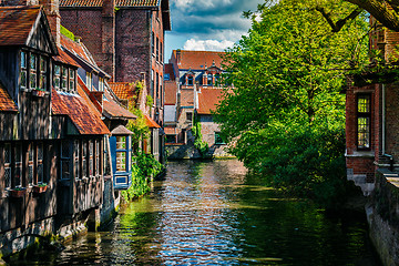 Image showing Bruges Brugge town, Belgium