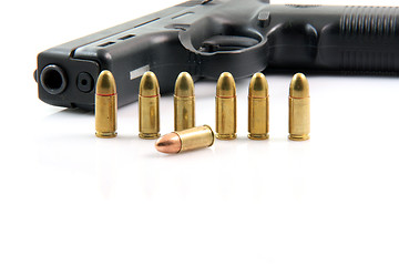 Image showing seven  bullets gun