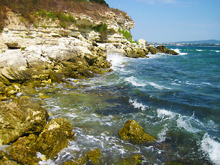 Image showing blue bulgarian sea