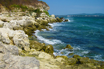 Image showing blue bulgarian sea