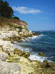 Image showing blue bulgarian sea