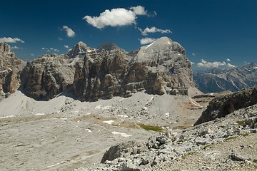 Image showing Dolomites mountain landscape