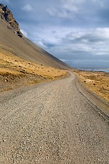 Image showing Gravel Road on Iceland