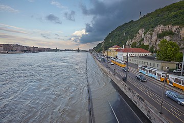 Image showing Flooded city street