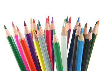 Image showing color pencils texture