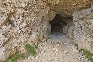 Image showing Tunnel in stone