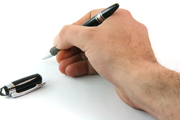 Image showing ballpen writting