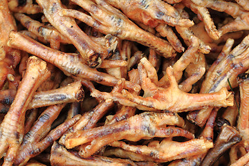 Image showing chicken claw texture