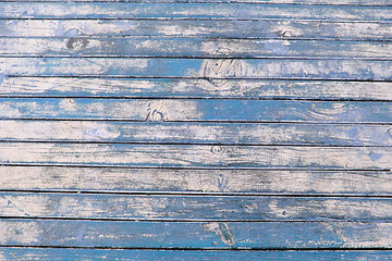 Image showing blue wooden texture