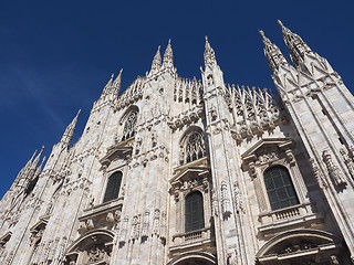 Image showing Duomo di Milano Cathedral in Milan